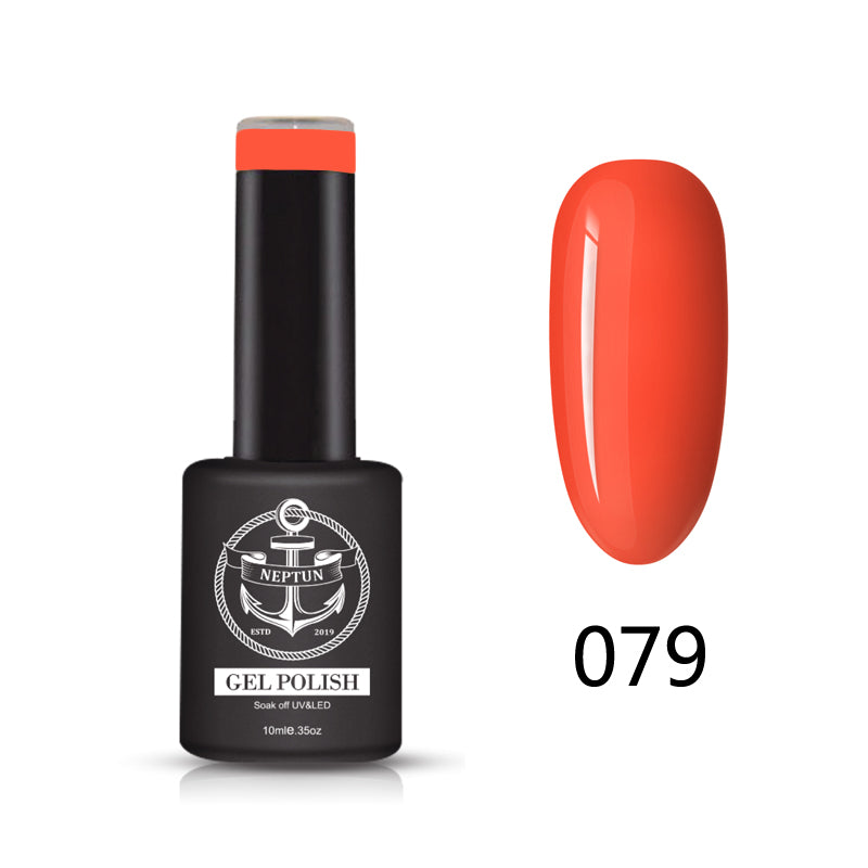 Neptun UV/LED Nagellack Neon Orange #079