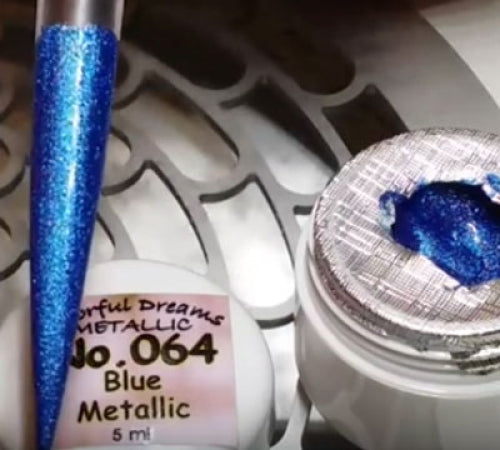 Farbgel No.064 Blue Metallic