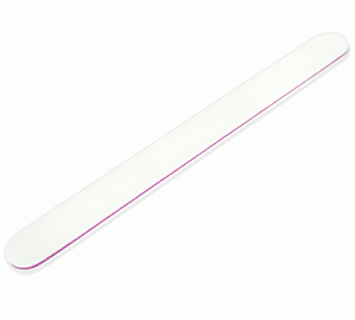 Studio-Feile 80/80 weiß gerade - Kern pink - Dämfung 1mm